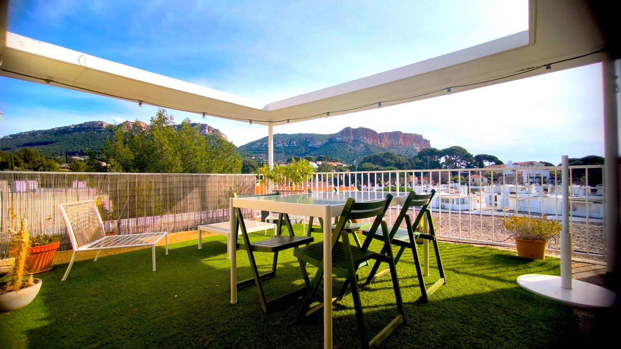 Sunset Garden - Roof Top 45 M2 Vue Mer / Cap Canaille كاسيس المظهر الخارجي الصورة